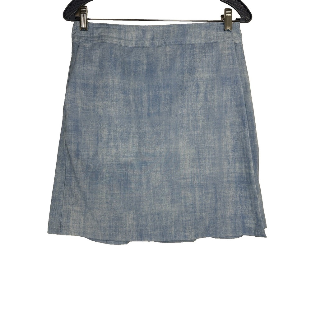 RipSkirt Hawaii Wrap Skirt Size Small Light Wash Blue Length 2 Beachy Vacation